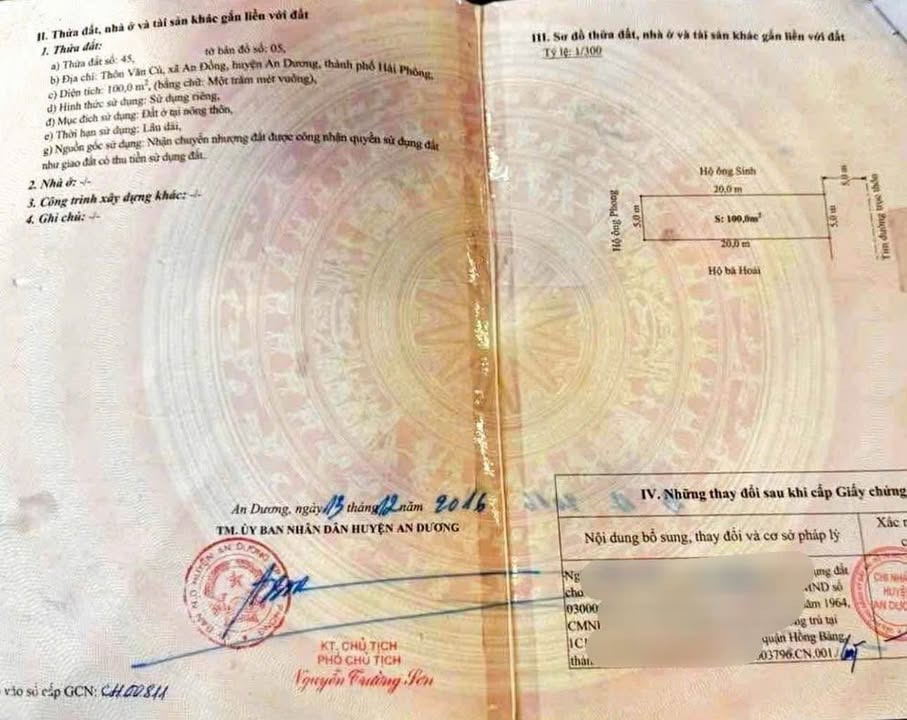 Đất nền 100m² mặt đường Hoàng Thế Trung, An Dương - Giá chỉ 4.7 tỷ, cơ hội đầu tư tuyệt vời!