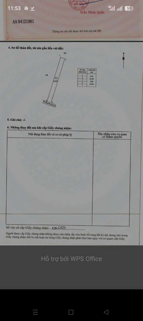 Đất nền Bầu Công, Tân Mỹ, 260m² giá 980 triệu - Đường thông sạch sẽ, đầu tư sinh lời!