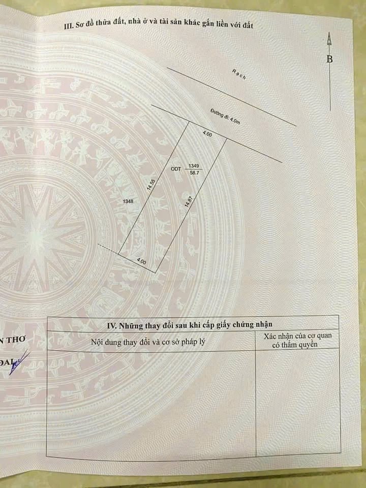 Đất thổ cư Cái Răng Cần Thơ 60m² giá 530 triệu - Hướng đẹp, sổ đỏ chính chủ!
