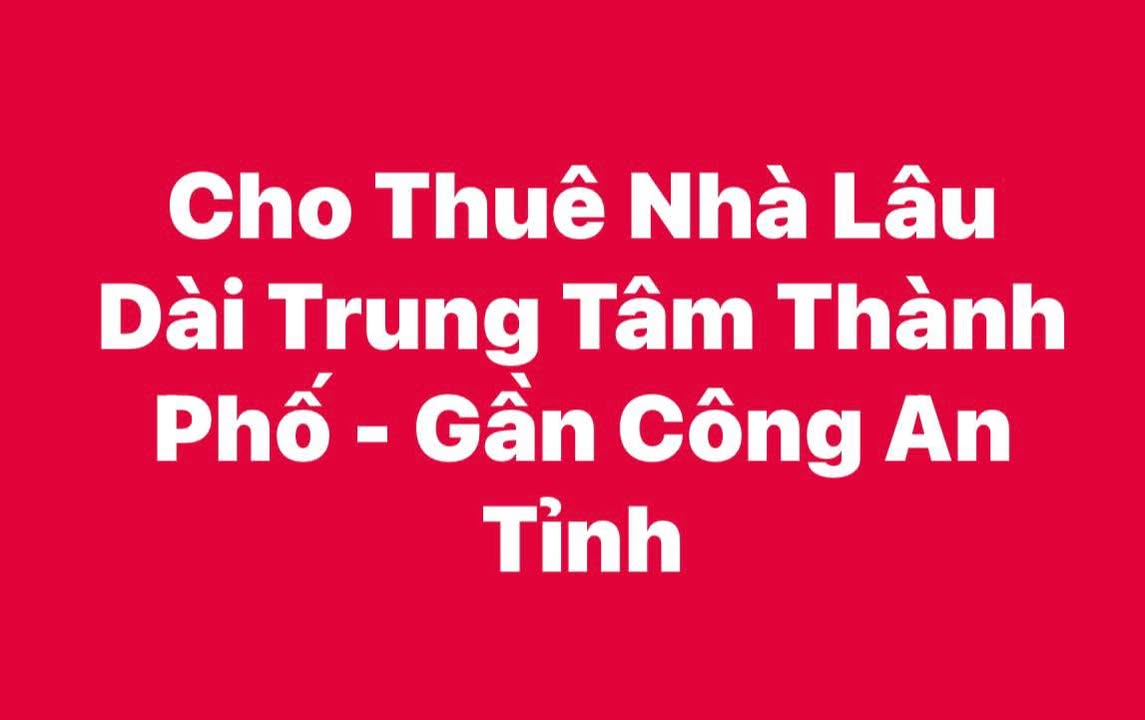 Nhà nguyên căn cho thuê tại phường Tân Sơn, Thanh Hóa - 3 triệu/tháng, trung tâm thành phố!
