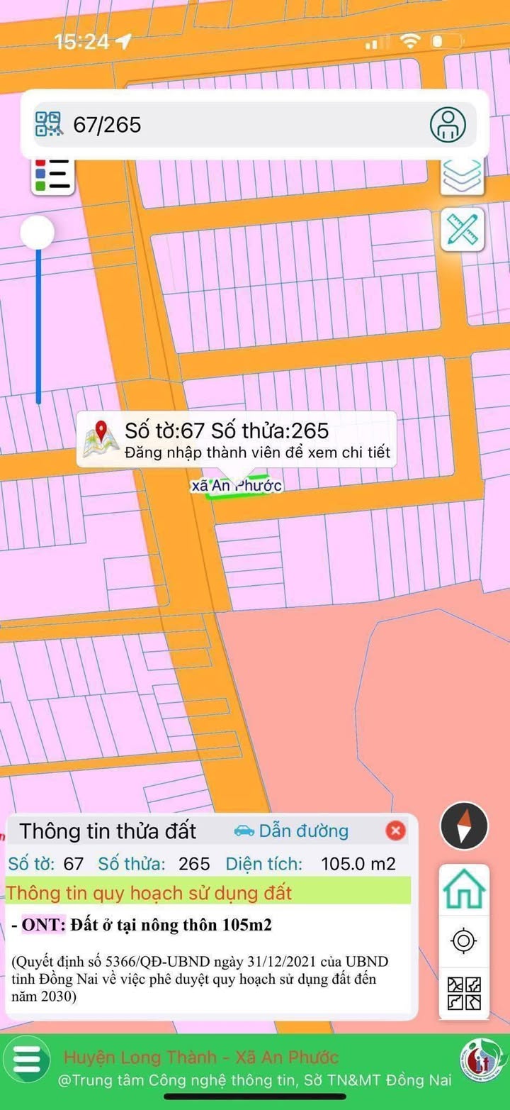 Đất 2 mặt tiền Chu Văn An, xã An Phước, 98.5m² giá 5 tỷ - Đầu tư sinh lời ngay!