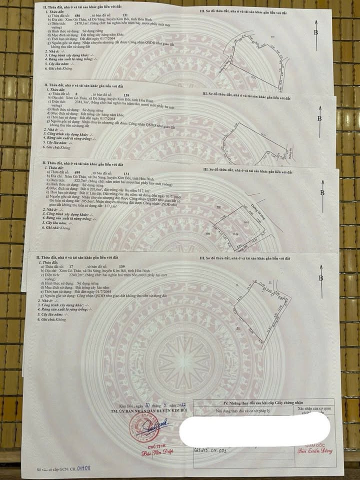 Đất nền xã Đú Sáng Kim Bôi 7615m² giá 5 tỷ - Đầu tư sinh lời ngay!