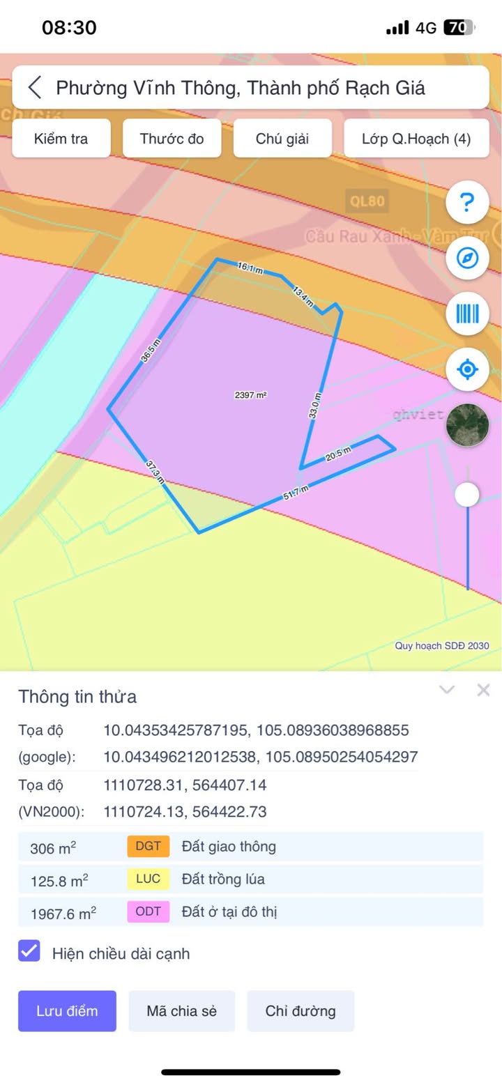 Đất mặt tiền kênh rau xanh Võ Văn Kiệt 2400m² giá 2.4 tỷ - Tiềm năng phát triển cao!