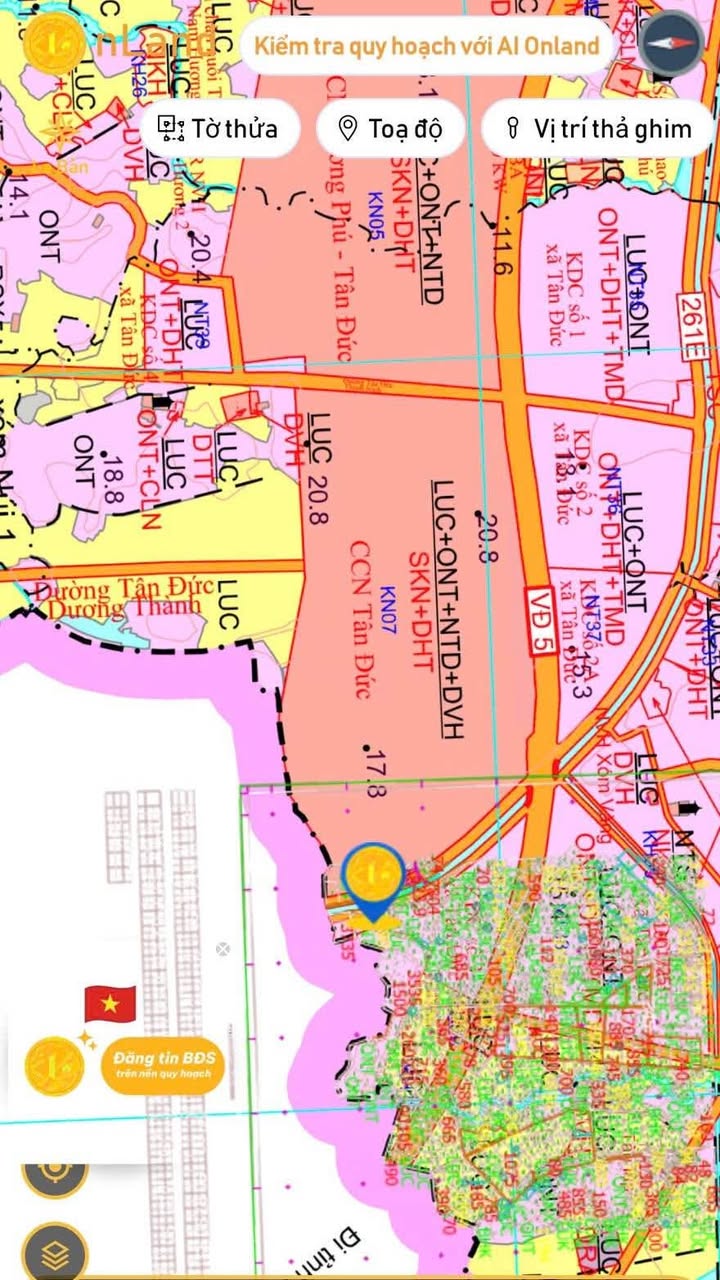 Đất nền Tân Đức Phú Bình 150m² giá chỉ 700 triệu - Cơ hội đầu tư tuyệt vời!