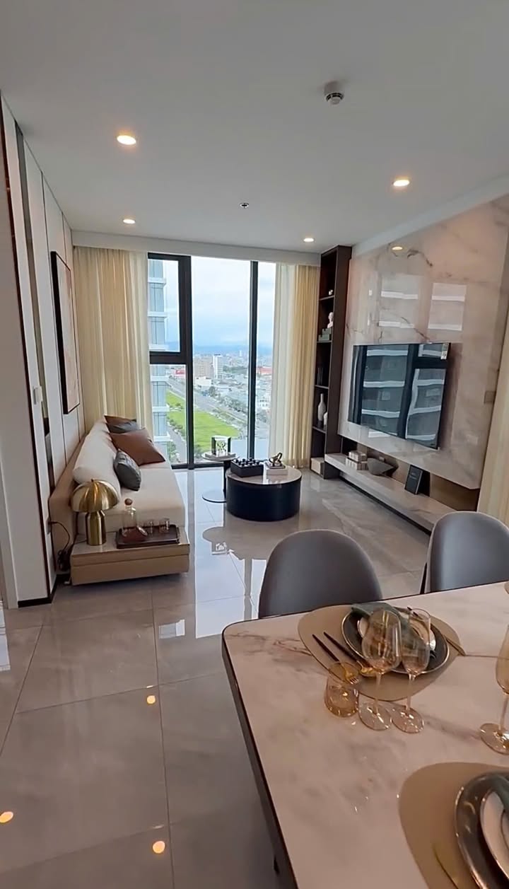 Căn hộ Filmore Đà Nẵng 2 phòng ngủ giá 40 triệu - Thoáng mát, đầy đủ nội thất!