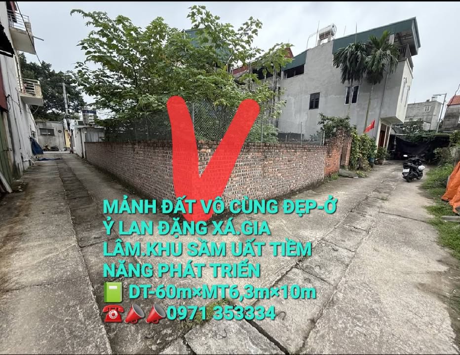 Đất lô góc Đặng Xá, Gia Lâm 60m² giá 6.1 tỷ - Sổ đỏ chính chủ, pháp lý chuẩn!