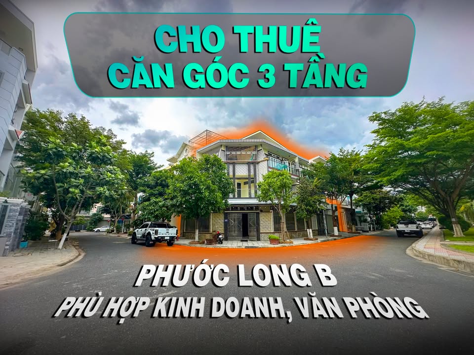 Nhà góc 2 mặt tiền cho thuê tại Phước Long B, Nha Trang – Diện tích 300m², giá 40 triệu/tháng!