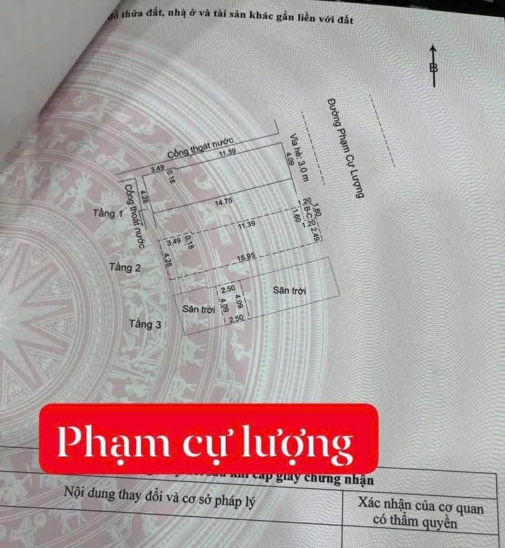 Nhà 3 tầng Đường Phạm Cự Lượng 62m² giá 11 tỷ - Vị trí kinh doanh thuận lợi!