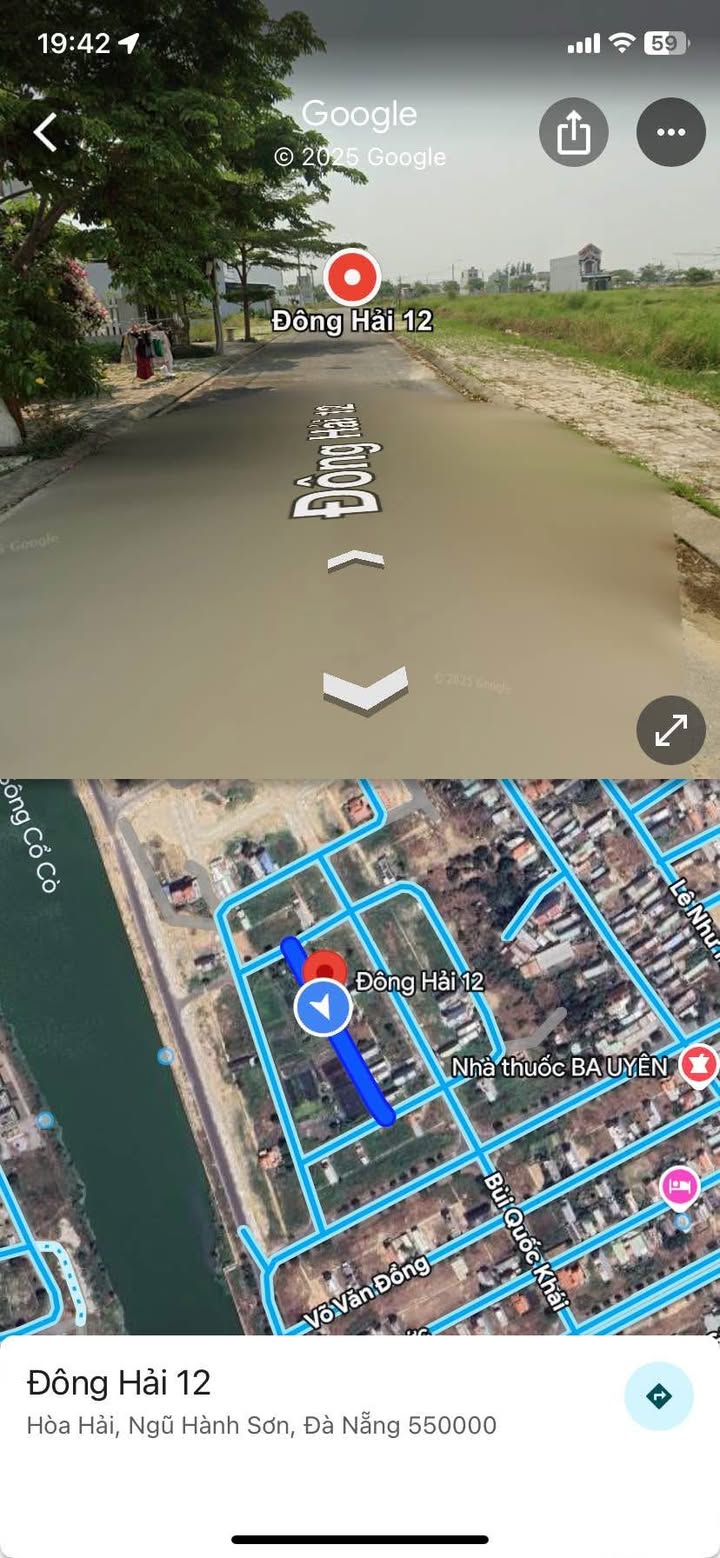 Đất nền đường Đông Hải 12, Hoà Hải 100m² giá 4.5 tỷ - View công viên tuyệt đẹp!