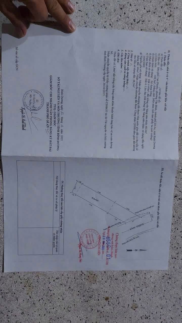 Nhà riêng Tân Bình Dĩ An 108m² giá 2.65 tỷ - Đầu tư sinh lời ngay!