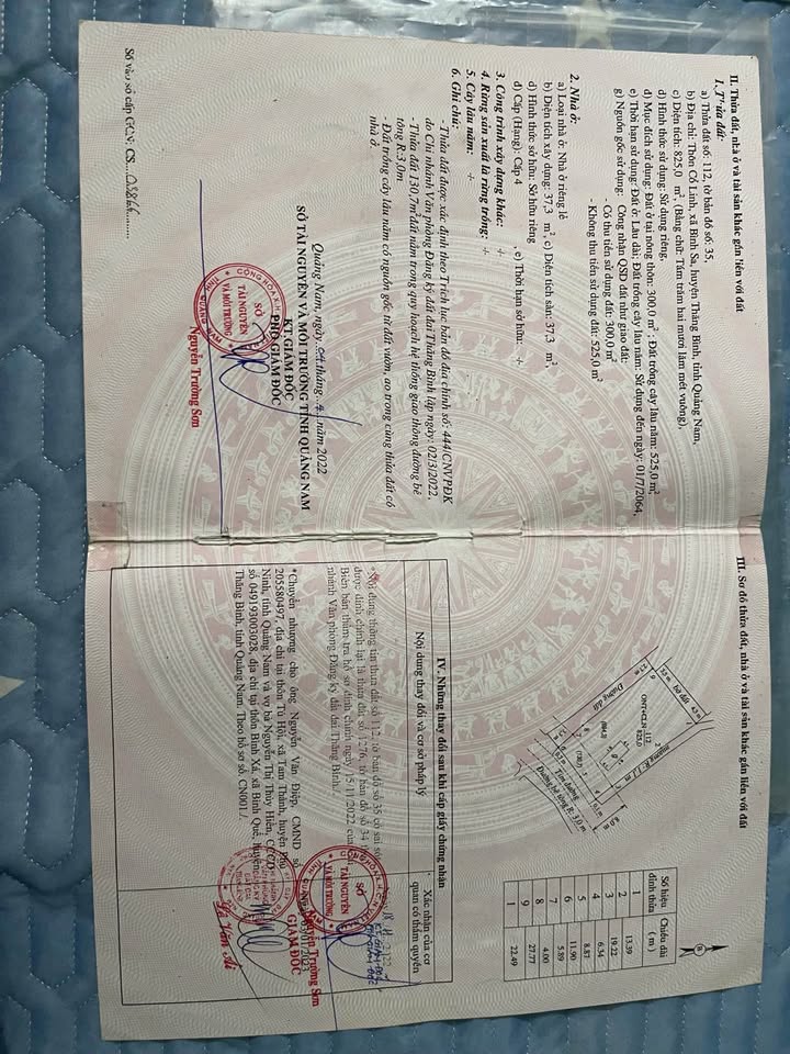 Đất nền 825m² tại Bình Sa, Thăng Bình - Gần biển chỉ 500m, giá 1.2 tỷ thương lượng!