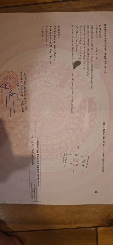 Đất nền khu tái định cư xã Hy Cương 600m² - Chính chủ, giá thỏa thuận!