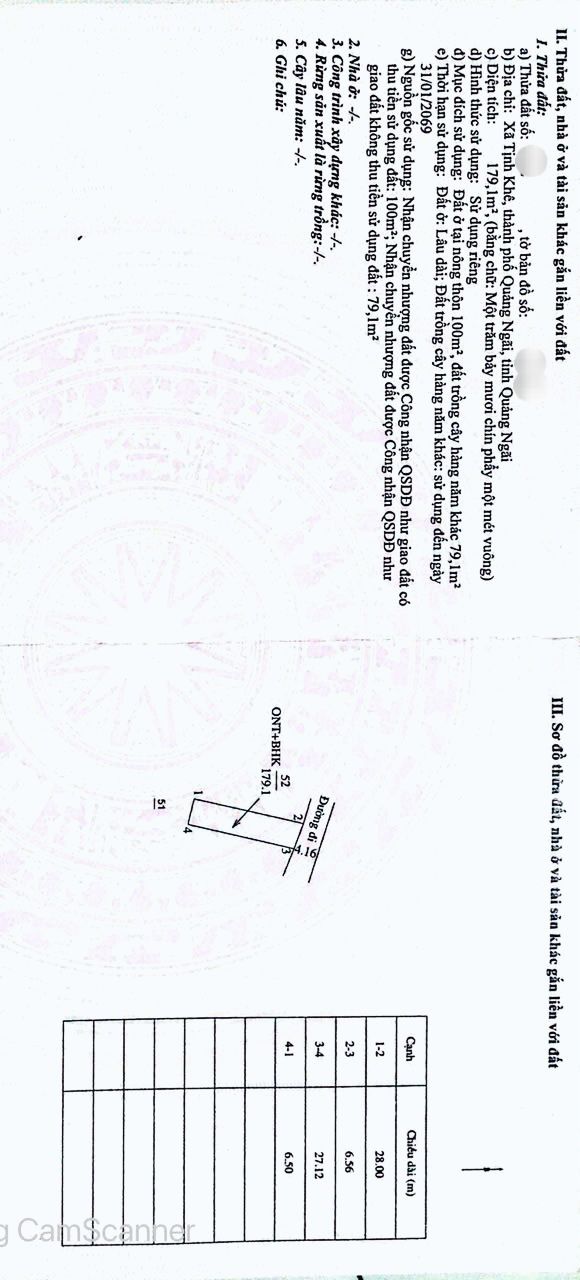 Đất nền Tịnh Khê Quảng Ngãi 175m² giá 1.02 tỷ - Cơ hội đầu tư hấp dẫn!