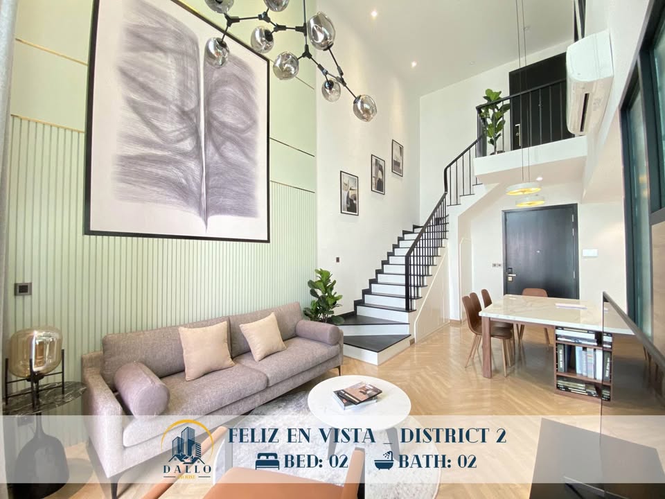 Căn hộ Feliz En Vista 95m² giá 23 triệu - Đầy đủ nội thất, sẵn sàng ở ngay!
