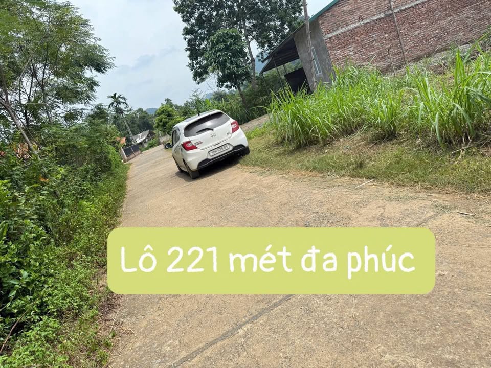 Đất thổ cư Đa Phúc Yên Thủy 221m² giá chỉ 442 triệu - Cơ hội đầu tư tuyệt vời!