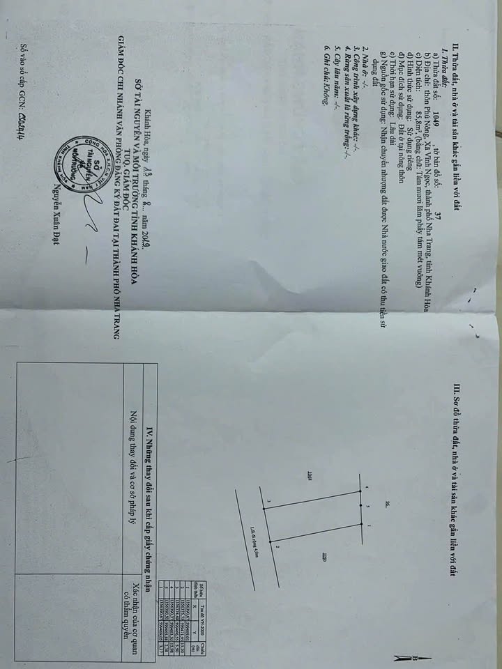 Đất hẻm ô tô Phú Nông, Vĩnh Ngọc 85.8m² giá 2.55 tỷ - Cơ hội đầu tư tuyệt vời!