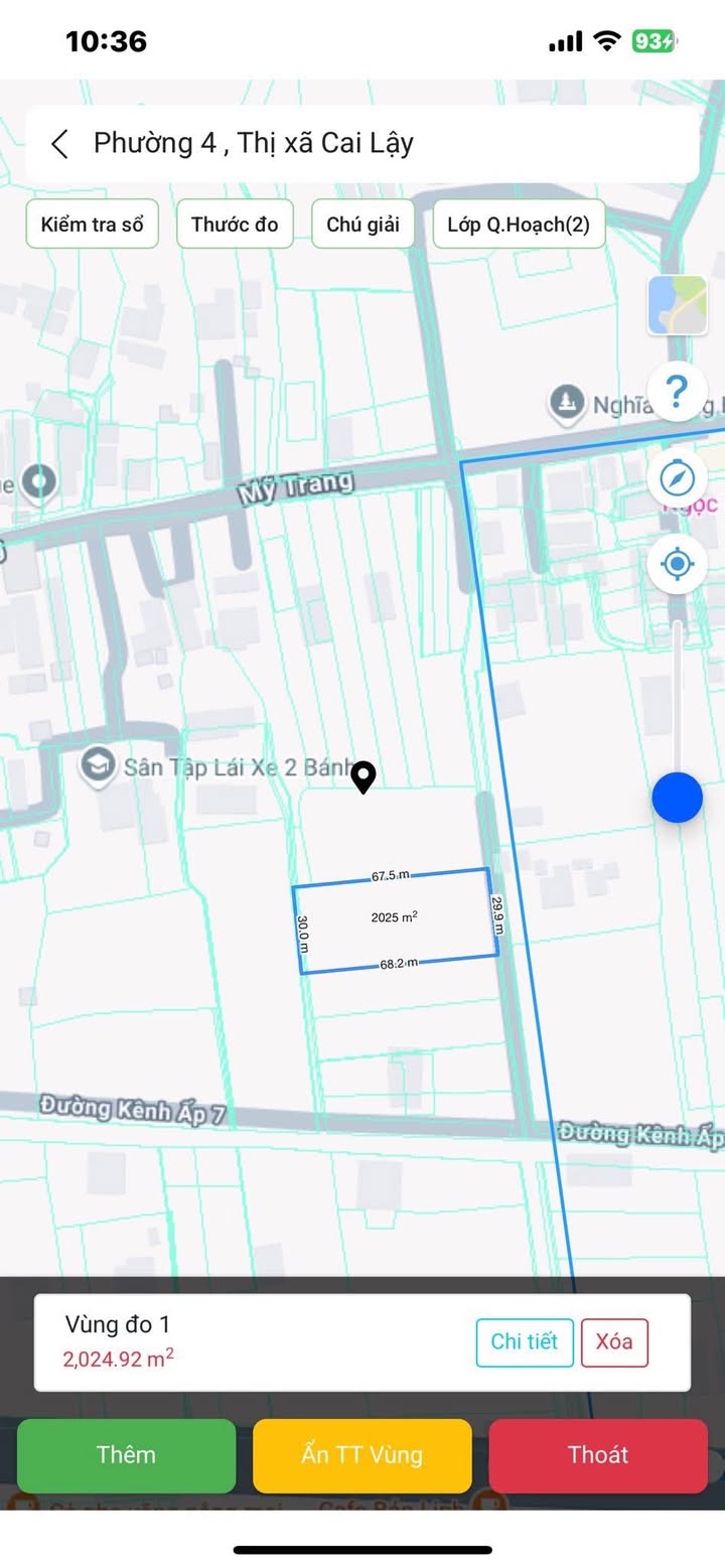 Đất nền đẹp 2000m² tại P4, TX Cai Lậy chỉ 2 tỷ - Cơ hội đầu tư hấp dẫn!