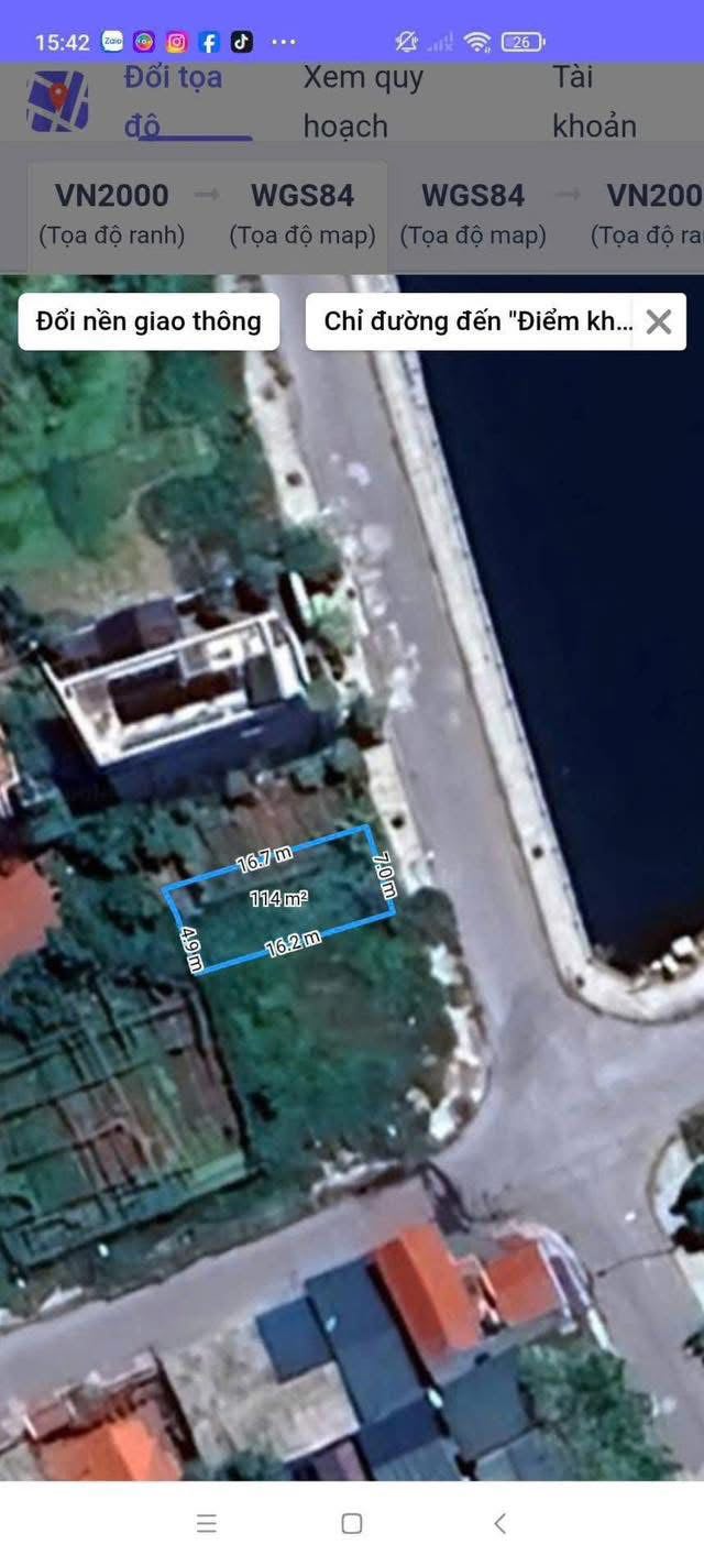 Đất mặt hồ Vực Kiếu Phủ Lý 114m² giá 8 tỷ - Cơ hội đầu tư tuyệt vời!