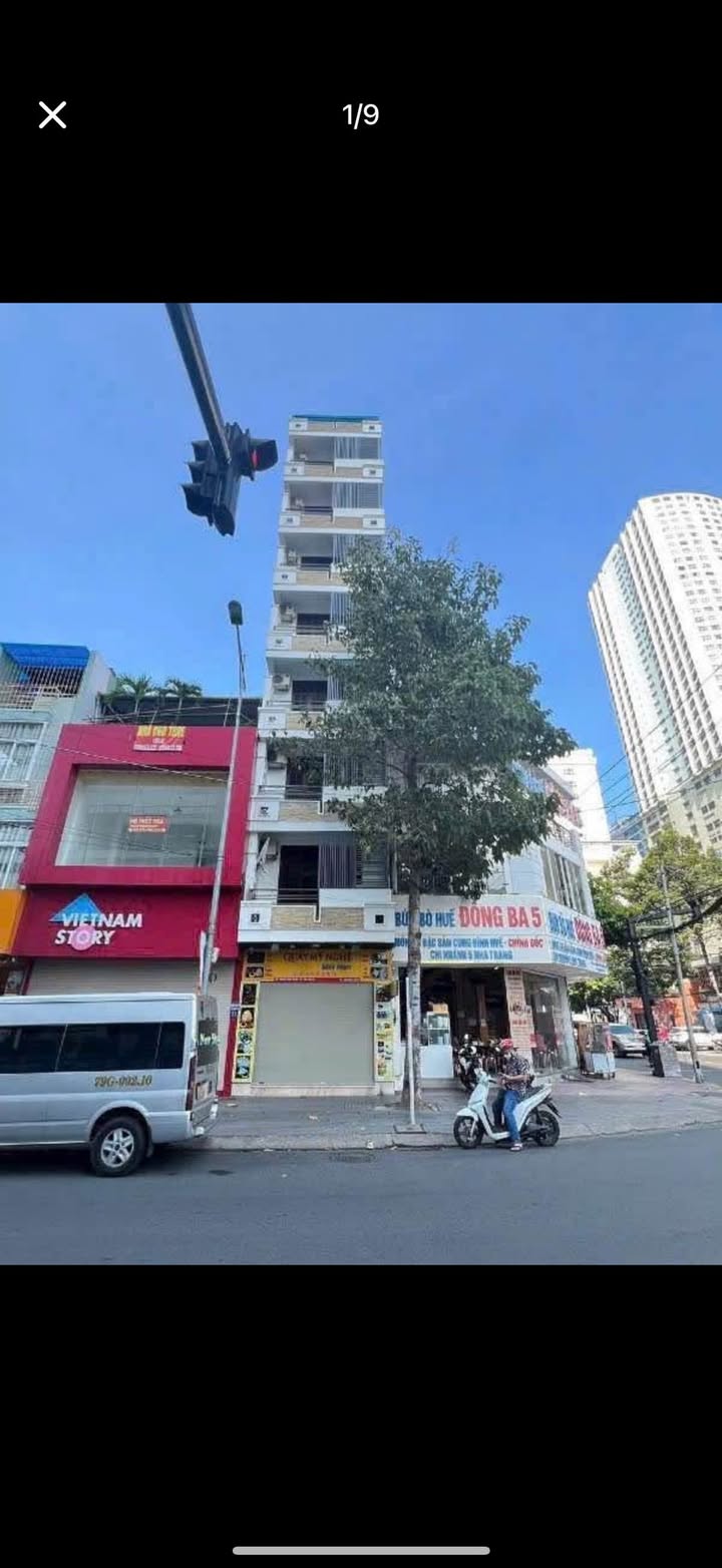 Cho thuê nhà 9 tầng mặt tiền đường Hoàng Hoa Thám, Nha Trang - 45 triệu/tháng, kinh doanh sầm uất!