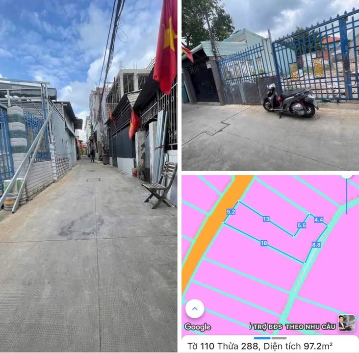 Đất thổ cư 97m² tại Long Bình, Biên Hòa - Sổ đỏ chính chủ, giá chỉ 2.4 tỷ!