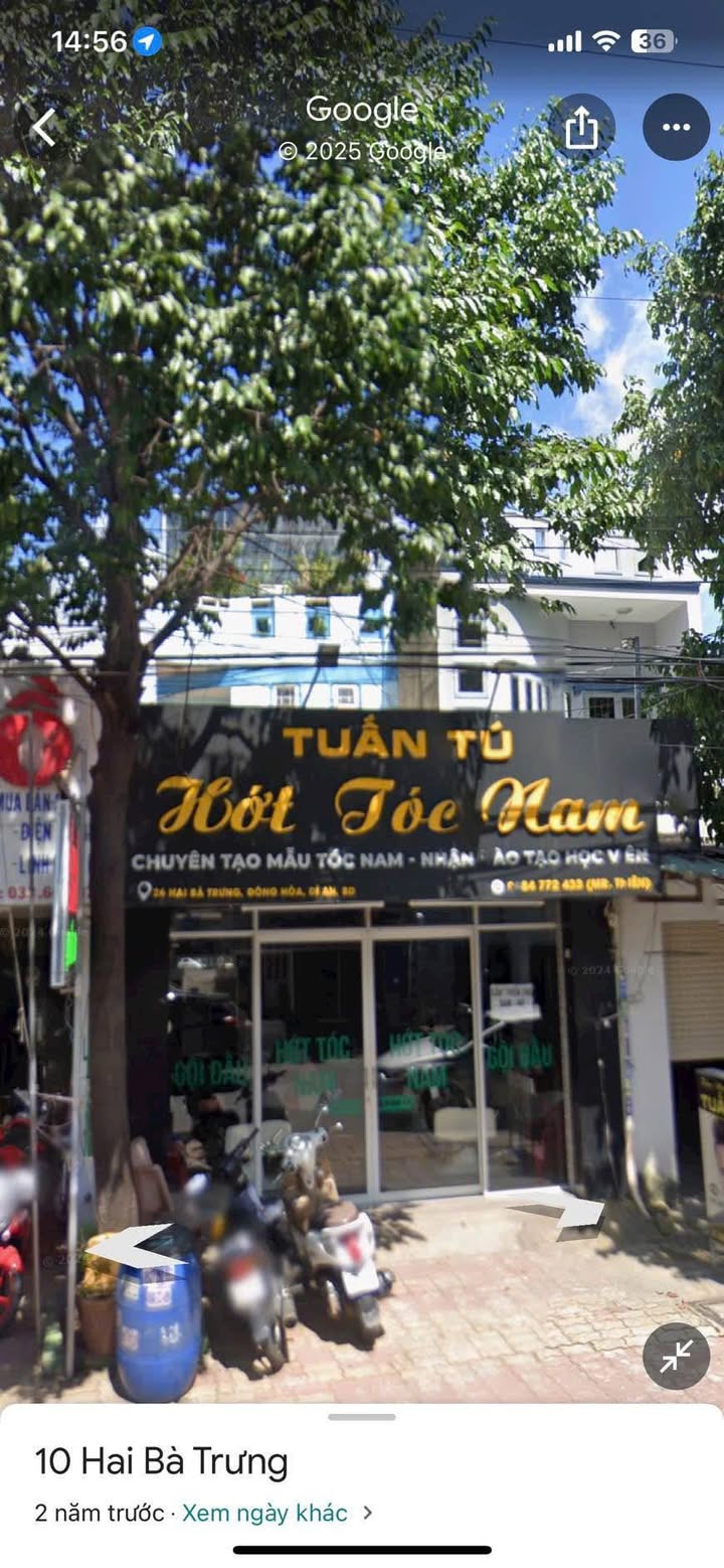 Nhà mặt tiền Hai Bà Trưng, Dĩ An 120m² giá 12 tỷ - Sổ đỏ chính chủ!