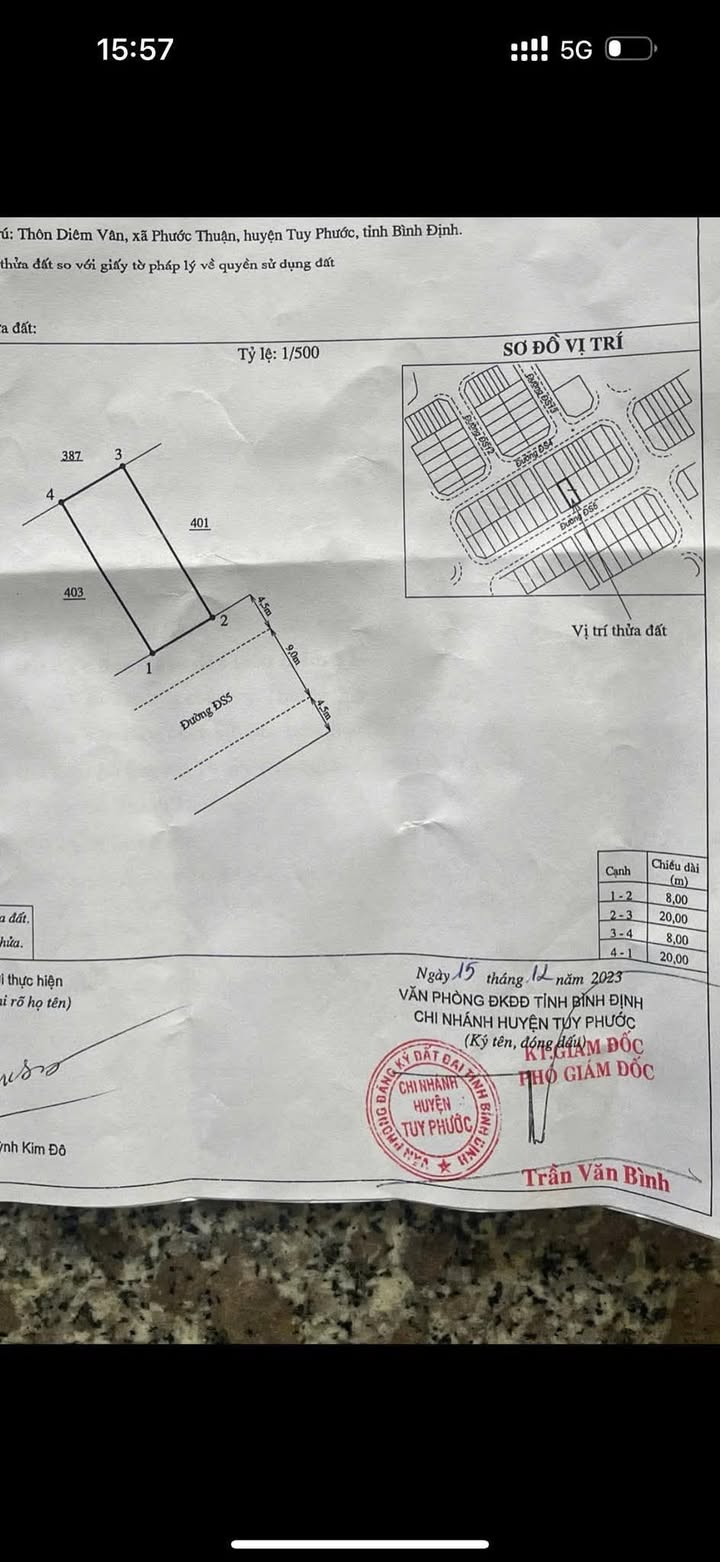 Lô đất KĐT Diêm Vân - Phước Thuận 160m² giá 4.5 tỷ - Đầu tư ngay!