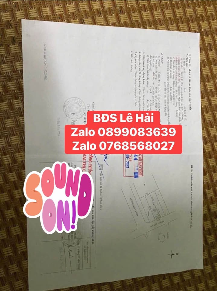 Lô đất mặt tiền đường Tôn Đản, 105.5m², giá 5.45 tỷ - Kinh doanh sầm uất!