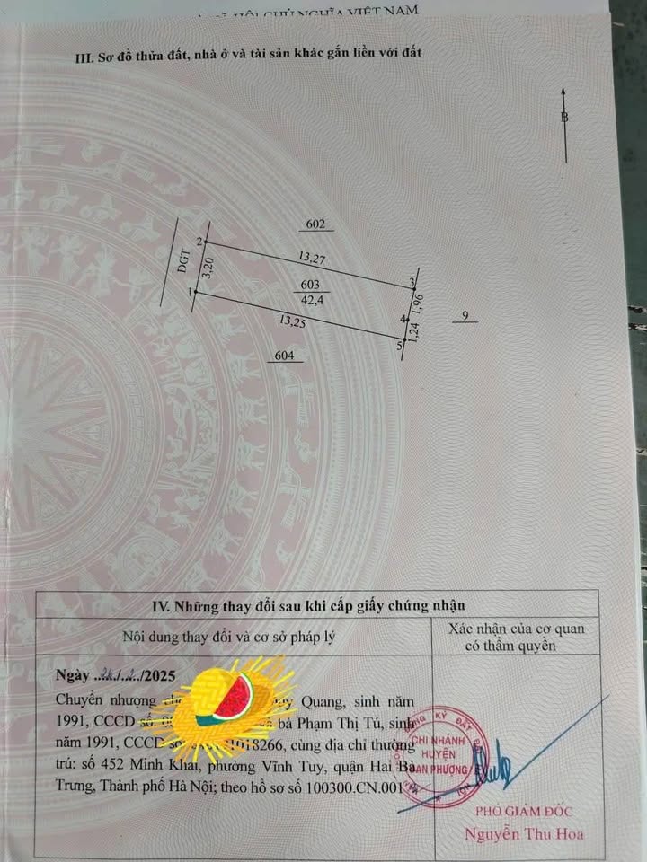 Đất thổ cư Đức Thượng 42,4m² giá 3,15 tỷ - Vị trí đẹp, giao thông thuận tiện!