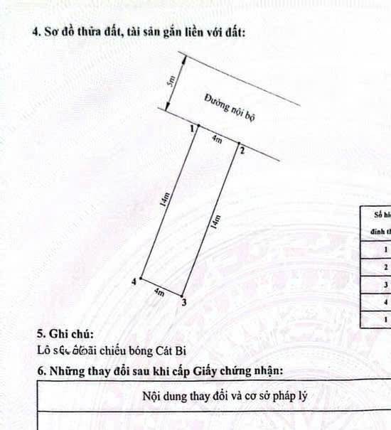 Bán đất phân lô khu vực Trường Lê Quý Đôn, Cát Bi, 56m² giá 6.95 tỷ - Vị trí đắc địa, pháp lý rõ ràng!