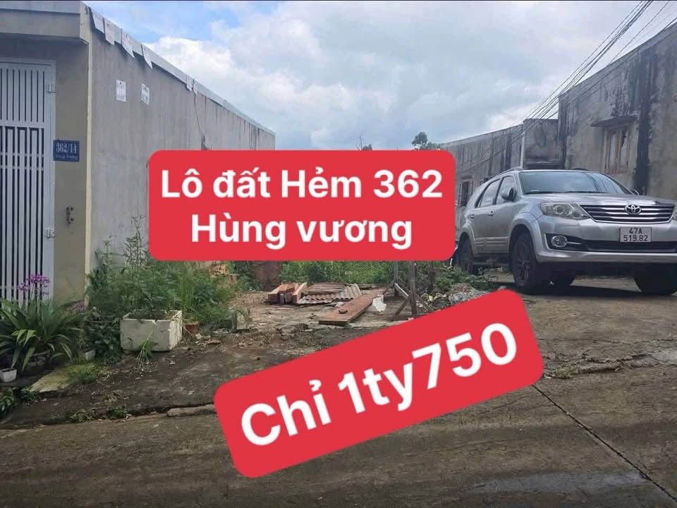 Đất góc 2 mặt tiền Hùng Vương, Tân Lập 72,5m² giá 1.75 tỷ - Nhanh tay sở hữu!