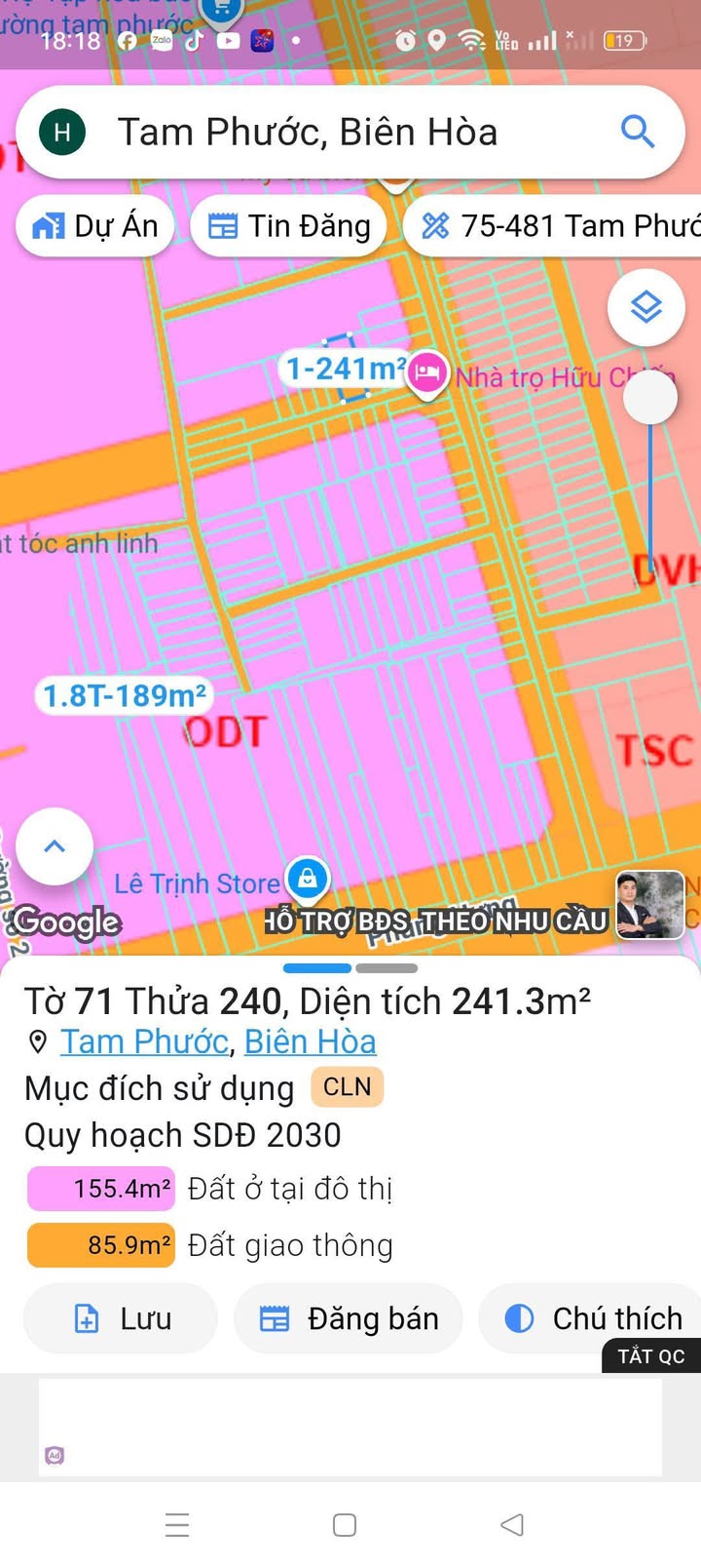 Đất nền Tam Phước Biên Hoà 240m² giá chỉ 2 tỷ - Sổ hồng riêng, xây nhà vườn ngay!