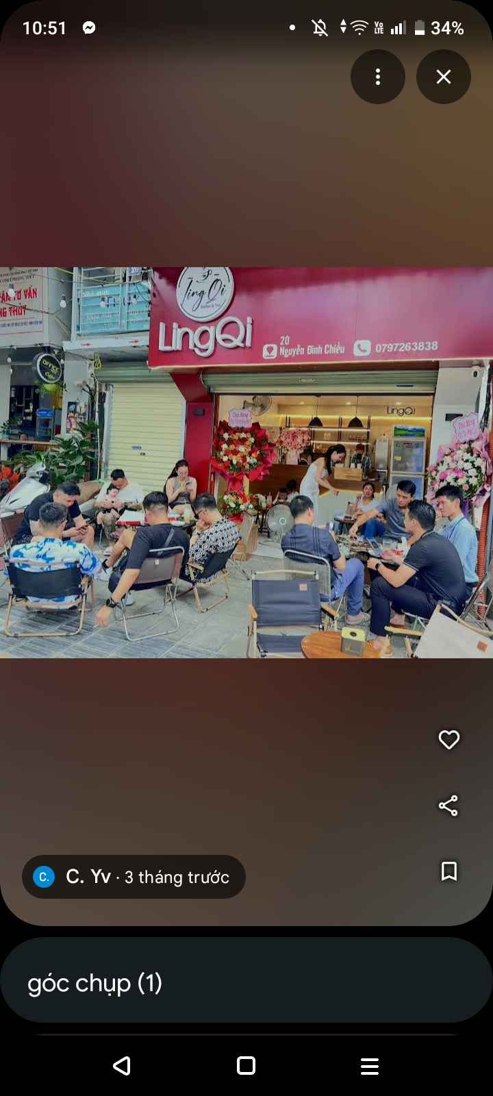 Sang nhượng quán cafe Ling Qi 15m² giá 1XX triệu - Cơ hội kinh doanh ngay lập tức!