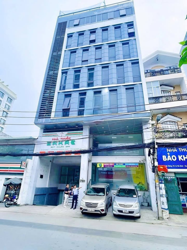 Cho thuê tòa nhà 7 tầng mặt tiền Hậu Giang, quận Tân Bình - Không gian làm việc lý tưởng!
