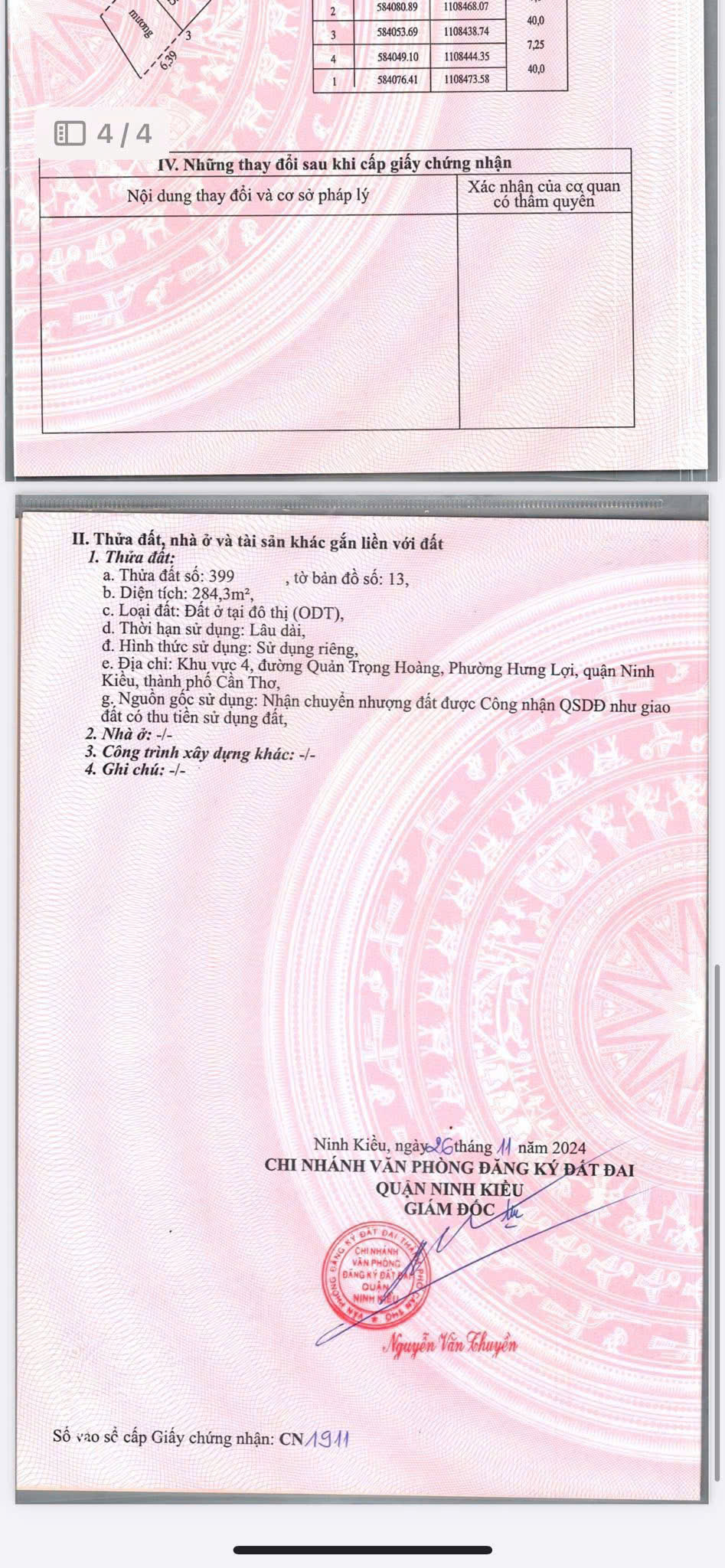 Đất nền mặt tiền đường Quản Trọng Hoàng, Hưng Lợi 565m² giá 28 tỷ - Hàng hiếm đầu tư!