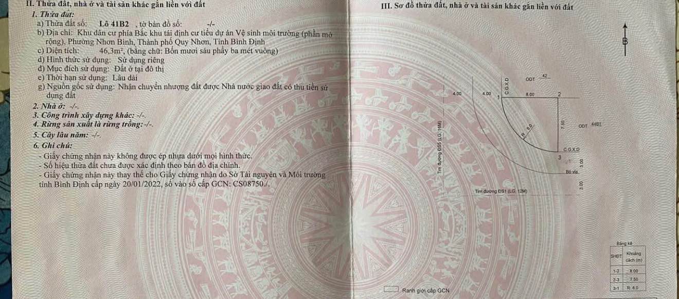 Đất nền góc đường Nguyễn Trác, Nhơn Bình, 46m² - Tiềm năng sinh lời cao!