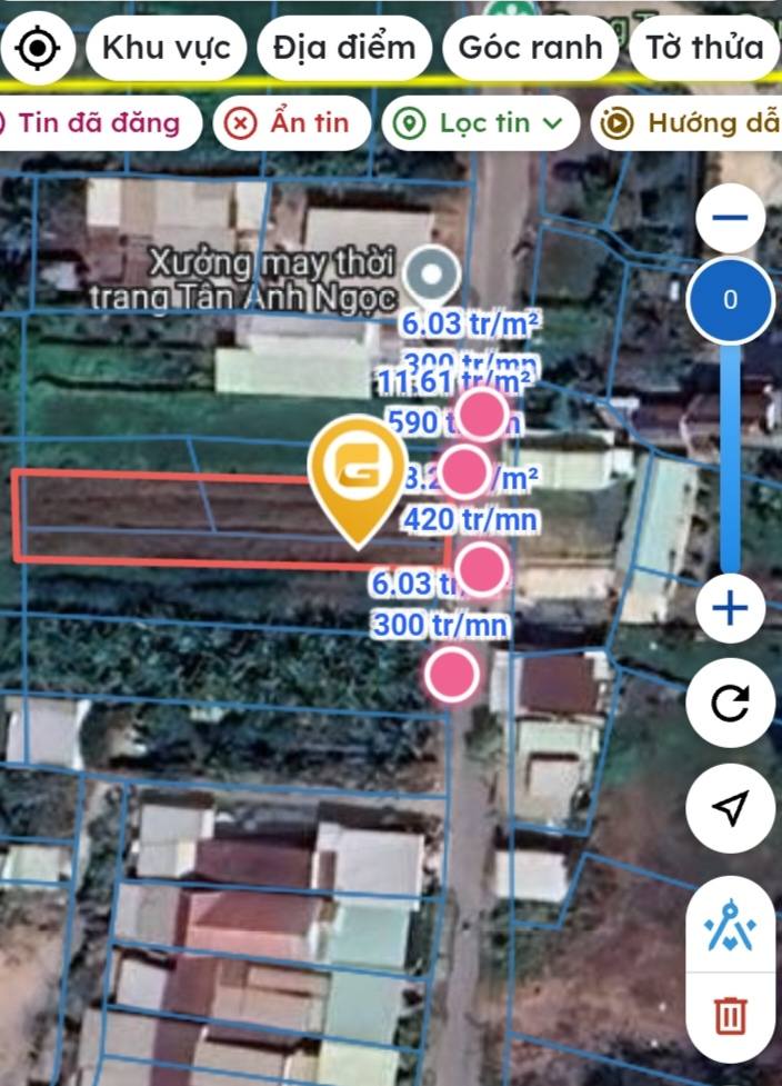 Đất nền thổ cư 500m² xã Nhuận Đức, Củ Chi - Bán gấp chỉ 5.9 tỷ!