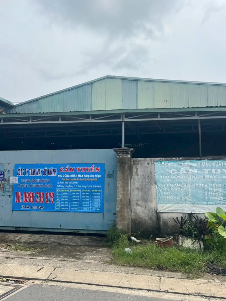 Cho thuê xưởng 1000m² tại Tân Thới Nhì, Hóc Môn - Giá chỉ 60 triệu/tháng!