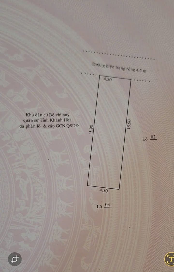 Đất đẹp đường Phạm Tu, Vĩnh Hải 71.4m² giá 4.05 tỷ - Cơ hội đầu tư hiếm có!