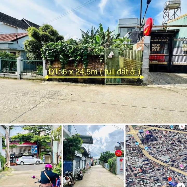 Đất nền Hẻm 169 Nguyễn Tất Thành, Pleiku 147m² giá 2.9 tỷ - Sổ hồng chính chủ!