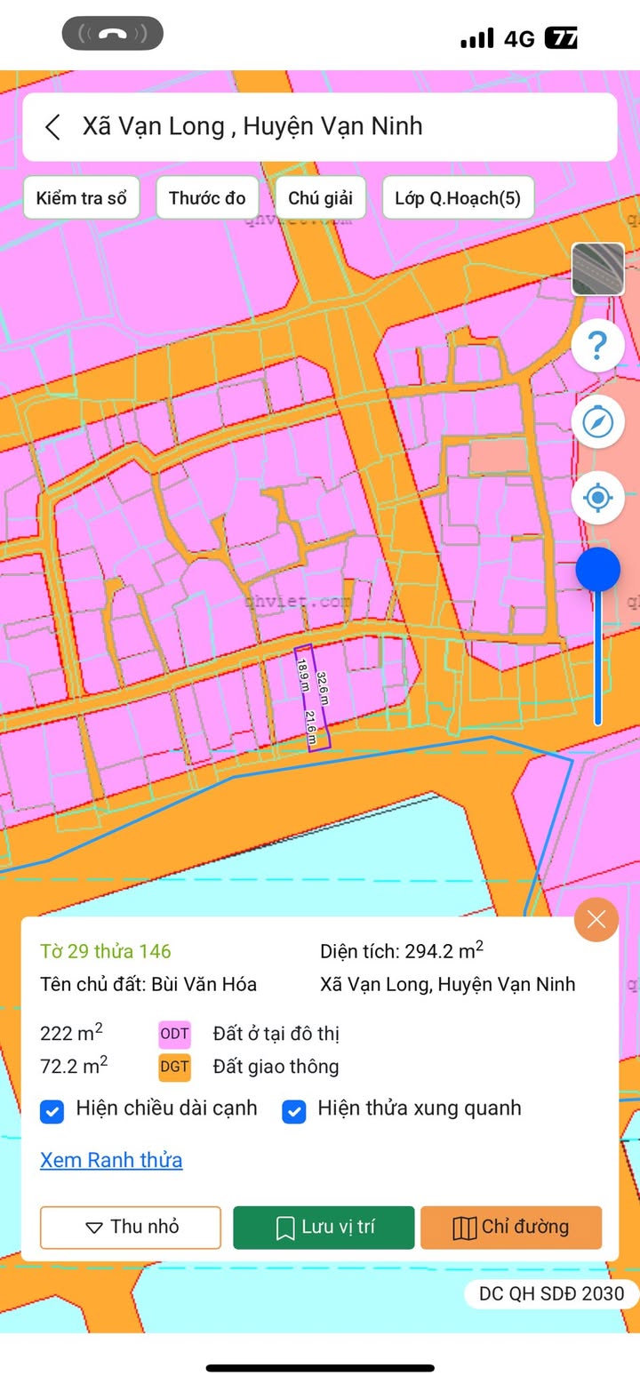 Lô đất Bắc Vân Phong 257m² giá 4 tỷ - Cơ hội sở hữu view biển tuyệt đẹp!