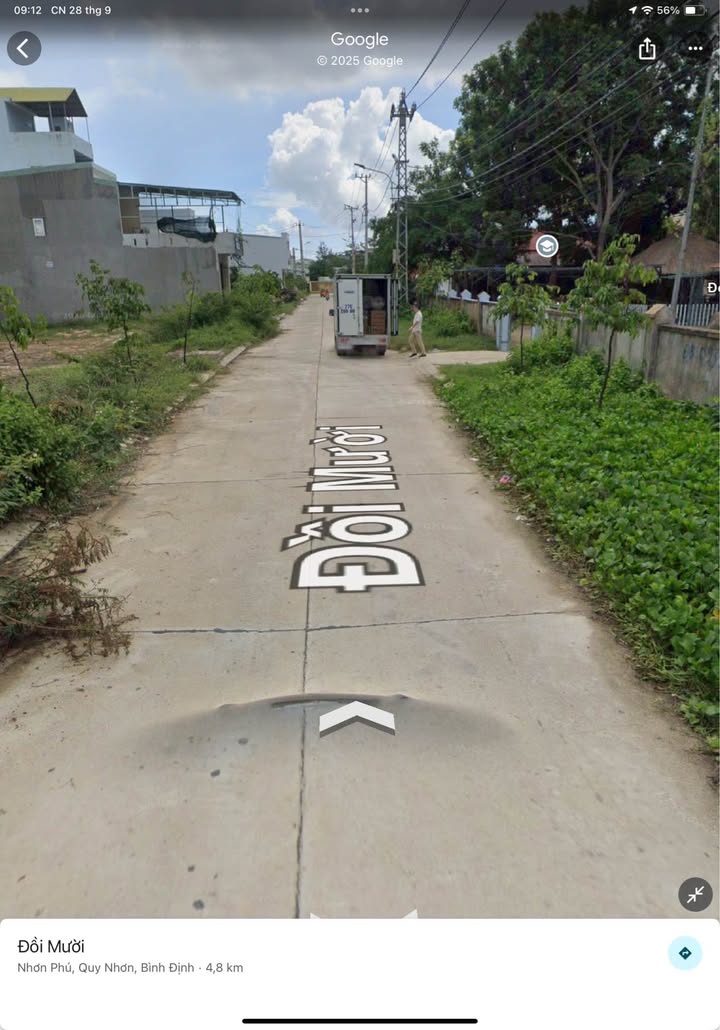 Đất mặt tiền Đồi Mười, Nhơn Phú, Quy Nhơn 82m² giá 2.2 tỷ - Cơ hội đầu tư tuyệt vời!