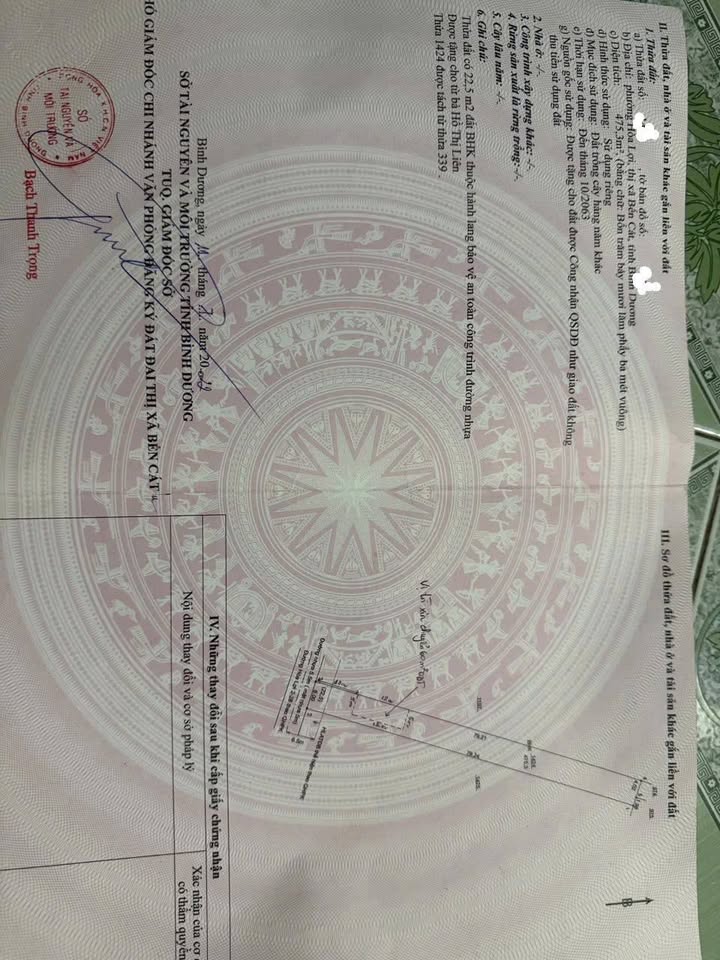 Đất Hòa Lợi - Bến Cát 474m² giá 2 tỷ - Chính chủ cần bán gấp!