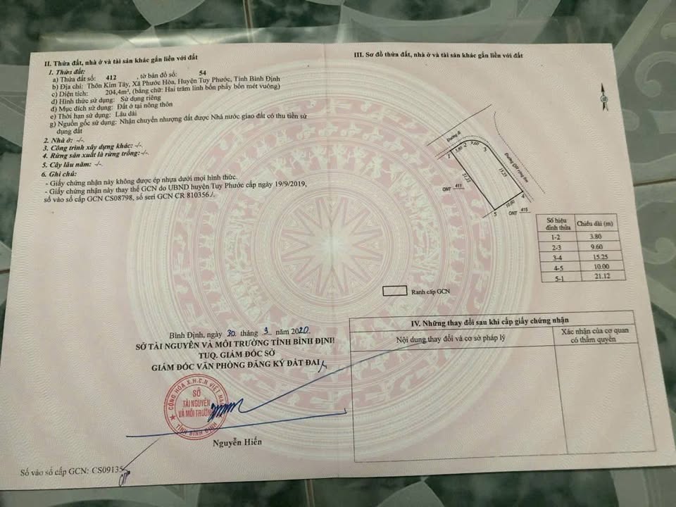 Đất nền Kim Tây, Phước Hòa 205m² giá 1.2 tỷ - Lô góc đẹp, dân cư đông đúc!