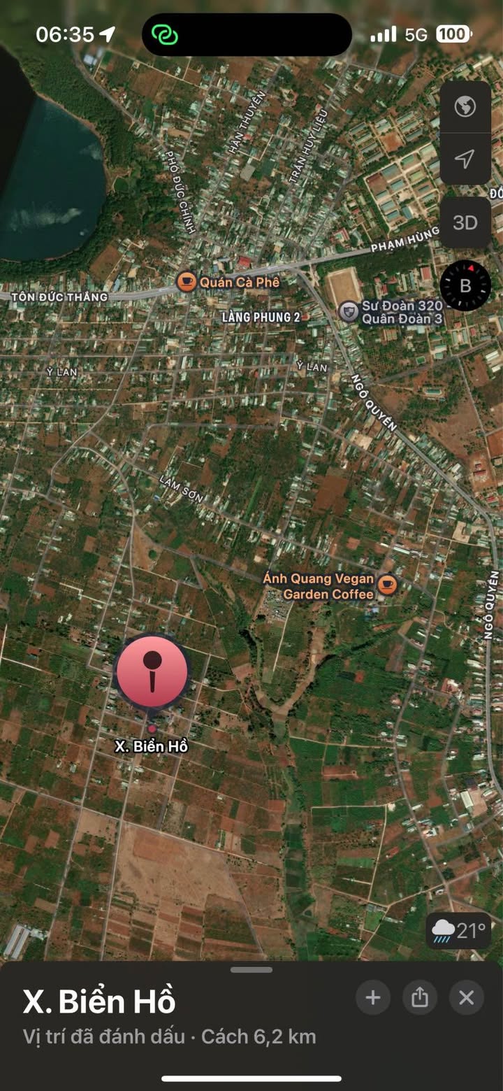 Đất thổ cư 150m² tại Biển Hồ, Pleiku chỉ 300 triệu - Đường bê tông, điện đầy đủ!