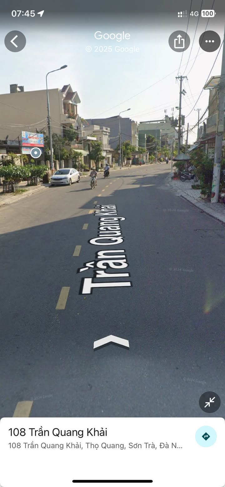 Đất mặt tiền Trần Quang Khải 93m² giá 8.1 tỷ - Tặng nhà 2 tầng