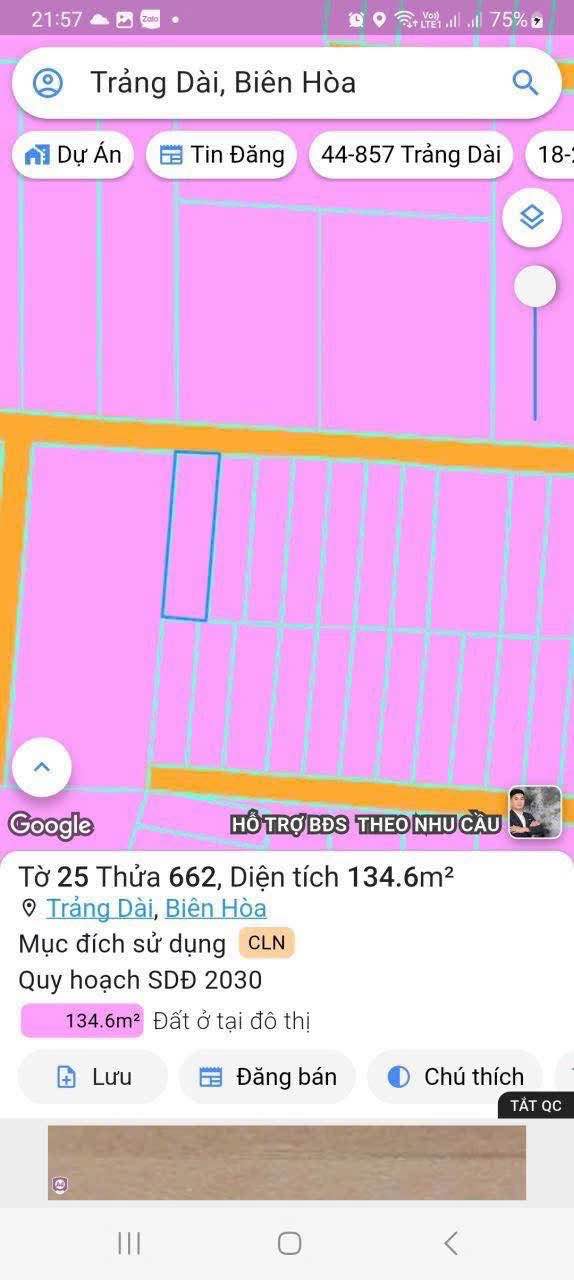 Đất nền Trảng Dài Biên Hòa 132m² chỉ 1.28 tỷ - Sổ đỏ chính chủ, giá tốt!