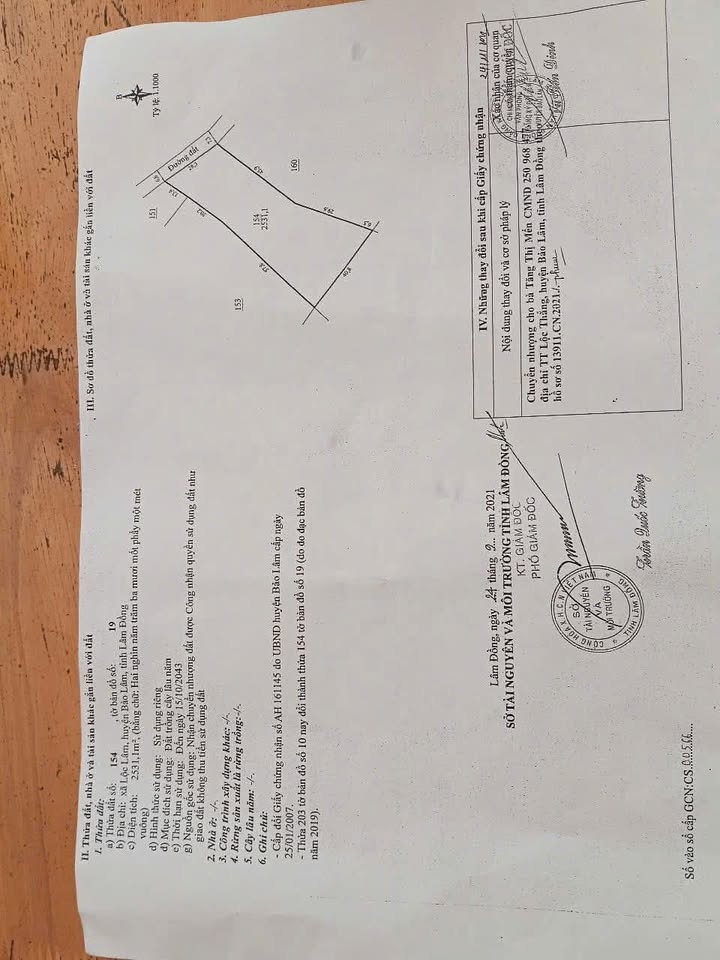 Đất thổ cư Lộc Lâm Bảo Lâm 25.000m² giá 1 tỷ - Mặt tiền đường nhựa thuận lợi!