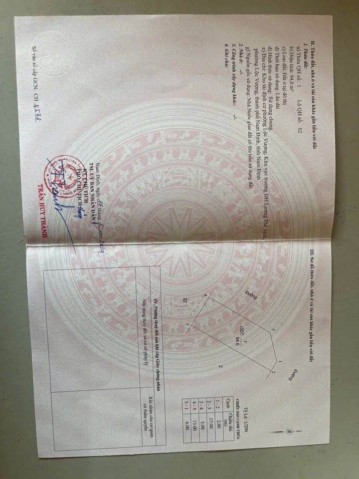 Đất nền góc Lương Thế Vinh 94m² giá chỉ 5 tỷ - Vị trí đắc địa, không thể bỏ qua!