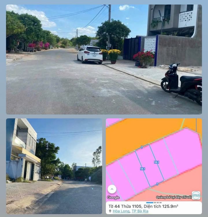 Đất nền Hoà Long, Bà Rịa 126m² giá 2.39 tỷ - Vị trí đắc địa gần bệnh viện!