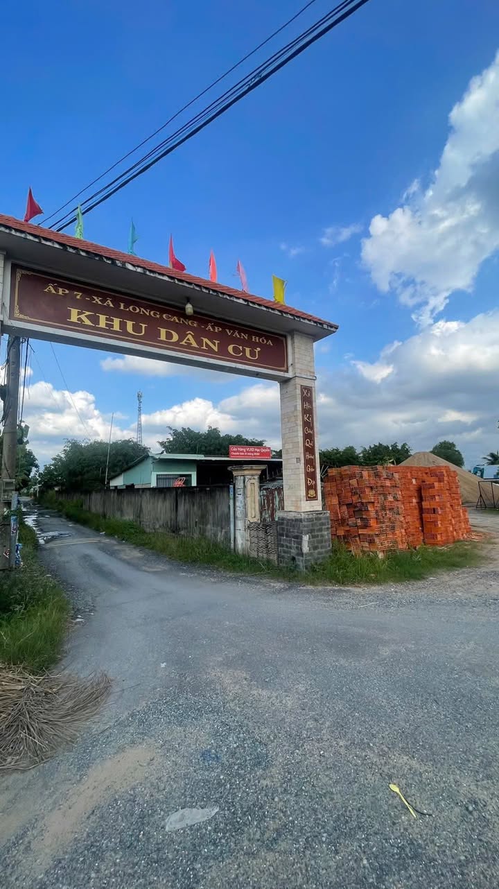 Nhà cấp 4 Long Định - Cần Đước 105m² giá 1.3 tỷ - Sổ hồng riêng, gần KCN